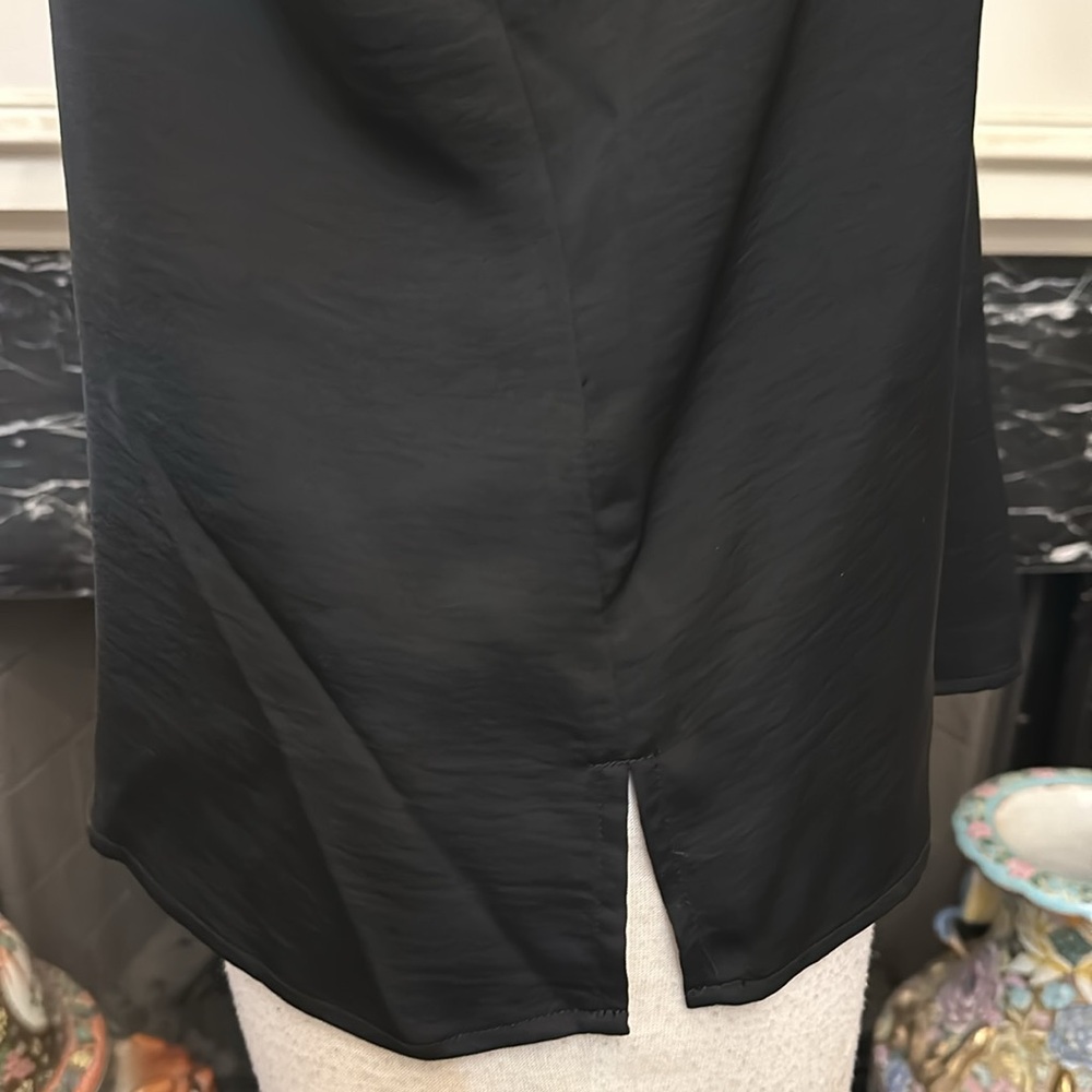 “A new day” Elegant Black silky Women's camisole Top - Picture 4 of 6